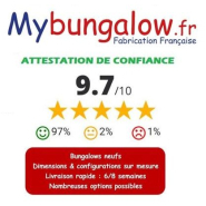 Bureau modulaire sur mesure - Juxtaposables et superposables en R+2 - Avec ou sans électricité, chauffage, plomberie - My Bungalow®_1