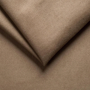 Canapé convertible express DAX - Matelas mémoire 20 cm - Métal 120 cm - Tissu microfibre taupe_1