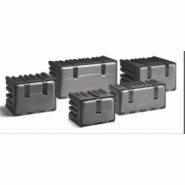 Coffre à outils plastique silver pour utilitaires et poids lourd - l 400 x h350 x p 400 mm - cof112626_1