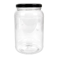 Pot avec couvercle PET 1000 ml Ø10,8x17cm - par 51_1