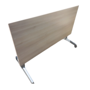Table basculante d'occasion Steelcase 140 x 70 cm - beige, mécanisme de basculement facile, structure robuste_1