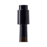 Bouchon sous-vide de bouteille de vin en plastique - couleur noire - 51g_1