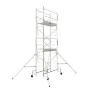 Échafaudage auto-stable avec hauteur de travail maximale 7,80 m