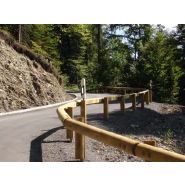 Glissière de sécurité - gamme Wood S4.2 - dispositif mixte bois/métal - entraxe 2m_1