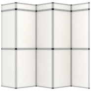 Vidaxl mur d'affichage exposition pliable 15 panneaux 302x200 cm blanc 51211_1