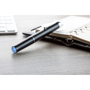 Lampe flash publicitaire en forme de stylo - Livrée avec piles bouton LR41 - Couleur noire_1