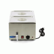 Bain-marie électrique professionnel - 2 x GN 1/2 - avec robinet de vidange - Bacs GN inclus | Maxima_1
