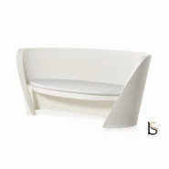 Canapé 2 places lumineux - Slide - Blanc_1