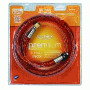 Flexible inox gaz BP - Validité illimitée - Garantie à vie - H 1,5m - Masterinox Premium - Marque Gazinox_1