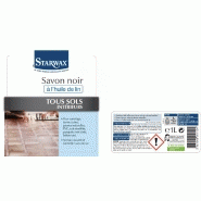 Savon noir multi-usages STARWAX - à l'huile de lin - 1L_1