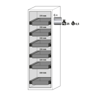 Armoire de sécurité S-CLASSIC-90 modèle S90.196.060.WDASR - Réf 30230-002-34399 - Type 90 - Certifiée NF EN 14470-1 et GS_1