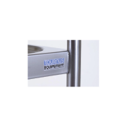 Chariot de service - 2 niveaux - acier inoxydable - 50 kg - Réf 801552_1