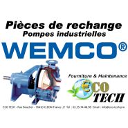 Pompe Wemco verticale sans palier - Type WP - Longueur sous plan de 400 à 1900 mm - Refoulement tangentiel_1