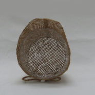 Pot en jute avec interieur PET cordelette et perle déco Ø12,5 H11 cm - par 12_1