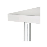 Table en inox avec étagère 180x70 cm_1