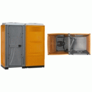 Toilette mobile raccordable multi - Sanilib Multi - 106 x 106 x 233 cm avec cuvette à l'anglaise ou à la turque_1