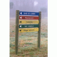 Ensemble de panneaux gravés sur supports bois_1