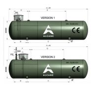 Réservoir ALCANE pour stockage de gaz liquéfié conforme aux normes européennes