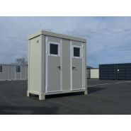 Bungalow sanitaire de chantier avec 2  WC à l'anglaise et 2 lave-mains - SS1_1