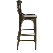 Chaise de bar d'intérieur Chinon en bois finition cérusée foncée_1