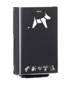 Distributeur mural hygiène canine - Disponible en 4 couleurs - Fabrication Française - Hauteur 425 mm, Largeur 125 mm, Longueur 255 mm_1
