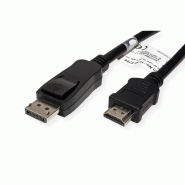 VALUE Câble DisplayPort DP - HDTV, M/M, noir, 10 m_1