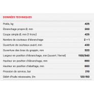425C - Tête d'abattage multi-usages - Nisula - Poids 425kg - Système de commande NCU3_1