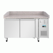 Comptoir à pizza 2 portes avec dessus en granit Série U 428L UA081 Polar_1