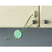 Bouton plastique pour scellage de compteurs et balances - Button Seal - Precintia - 9 et 13 mm - Polystyrène auto-extinguible_1