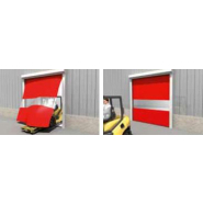 Porte rapide automatique - Fermeture optimale face aux flux d'air - Résistante et autoréparable - Loading Systems_1