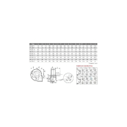 Ventilateur inox pour vapeurs corrosives - BA Ø25013T4RRD - volute et turbine en inox AISI 304 - moteur triphasé 400V IP55_1