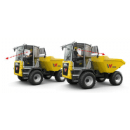 Dumper à pneus Dual View DV90 - Sécurité, flexibilité et transmission hydrostatique_1