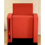 Fauteuil rabattable à piétement latéral pour autitorium, salles de conférence, de cinéma et de théatre - job_1