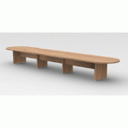 Table de réunion ovale TAK- Mobel Linea - Blanc, 600_1