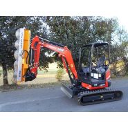 Taille-haie hydraulique kirogn pour travaux de coupe en hauteur