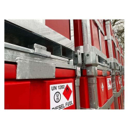 Cuve de chantier acier-plastique 950 litres - ADR PEHD/Acier UN1202 Gazole GNR_1