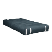 Fauteuil futon convertible Hippo Chair - bleu pétrole - matelas 90x200 cm_1