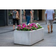 Jardinières carrées ou rectangulaires en béton - article 209 - fibres projetées pour humidité et résistance Jardinières carrées ou rectangulaires en béton - article 209 - fibres projetées pour humidité et résistance