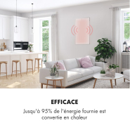 Radiateur infrarouge lointain Wonderwall 60 - 600W, zone d'efficacité 12 m², portée 5 m_1