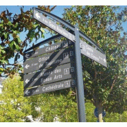 Signalétique Monomât en aluminium laqué_1