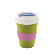 Mug thermos personnalisable - double paroi avec couvercle et poignée silicone - 300 ml_1