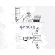 Centrale à béton fixe Fast 60 ST - Guris - 60 m3/h - mélangeur twin shaft 1500/1000_1