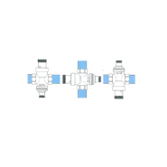 Régulateur / Réducteur de pression - réglable, raccord droit M 3/8, compatible eau froide et chaude_1