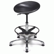 Tabouret technique polyuréthane avec dossier intégré So Arezzo - Sans_1