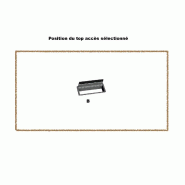 Top access pour table de réunion - Mobel Linea - Argent_1