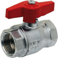 Vanne chromée femelle - femelle 12/17 - 301143_1