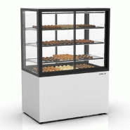Vitrine réfrigérée INTEGRA humidité contrôlée sur base - 1000 mm - 4 niveaux - H1400 mm - IN100/80-140H | Sayl Barcelona - Accès avant et arrière_1
