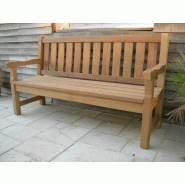 Banc public en bois - Banquette Herbauges en pin sylvestre classe IV - 1,77m_1