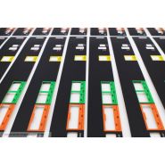 Impression sérigraphie - EMS Marquage - Face arrière de boîtiers électroniques avec adhésif 3M_1