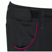 Pantalon de travail pro Femme - noir, taille 36, 72 cm, multipoches, déperlant_1